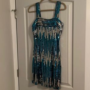 Vintage lined sequin dress